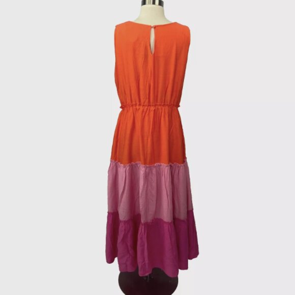 Hayden Los Angeles Something To Say Colorblock Midi Dress - Picture 7 of 13